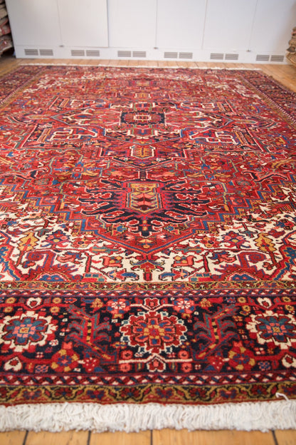10.5x14.5 Vintage Heriz Carpet