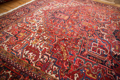 10.5x14.5 Vintage Heriz Carpet