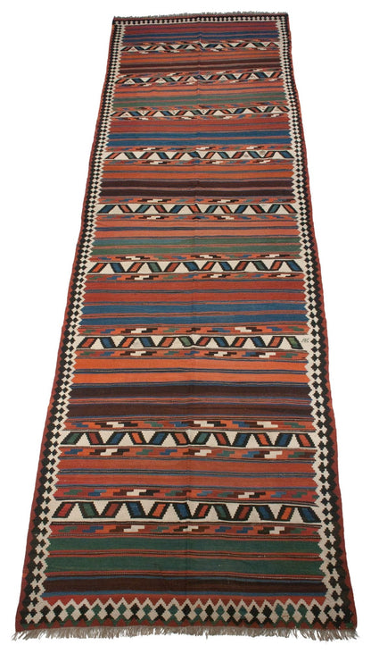 RESERVED 6x20 Antique Persian Kilim Carpet
