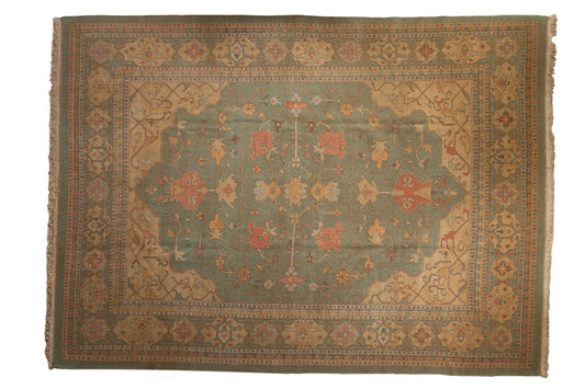 10x13.5 New Tea Washed Indian Soumac Design Carpet