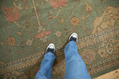 10x13.5 New Tea Washed Indian Soumac Design Carpet