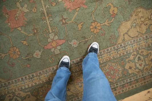 10x13.5 New Tea Washed Indian Soumac Design Carpet