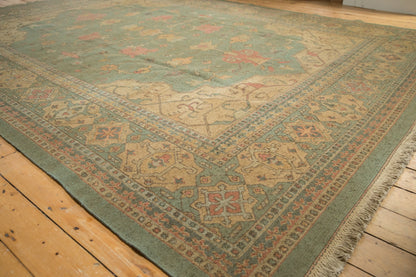 10x13.5 New Tea Washed Indian Soumac Design Carpet
