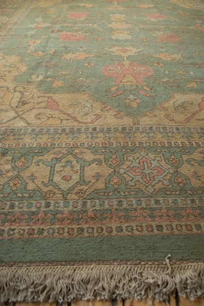 10x13.5 New Tea Washed Indian Soumac Design Carpet