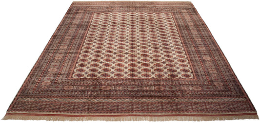14.5x16.5 Vintage Fine Pakistani Bokhara Design Carpet