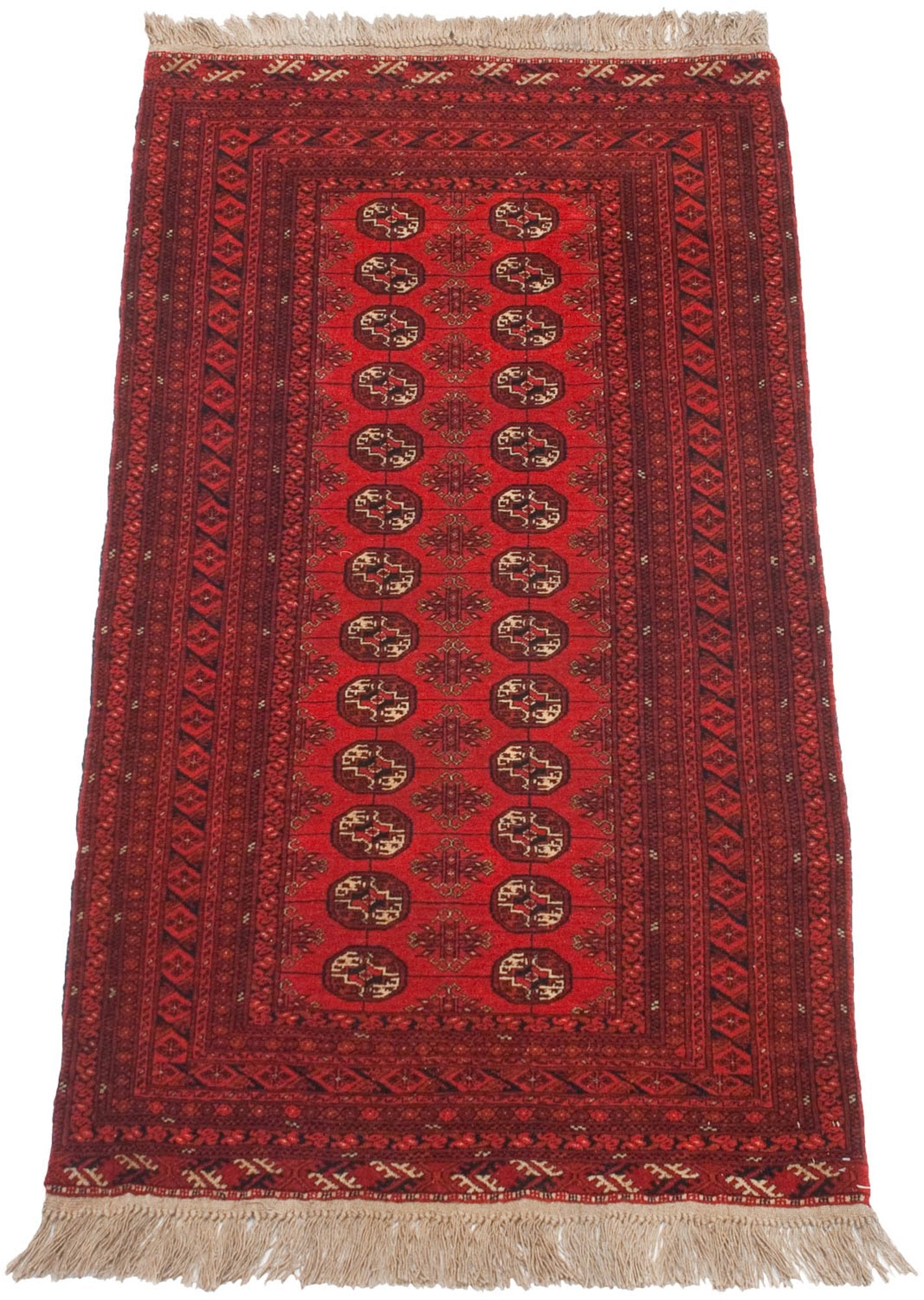 3.5x7 Vintage Daulatabad Rug Runner
