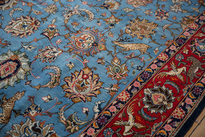 8.5x13 Vintage Qom Carpet