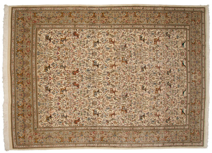 11x15 Vintage Tabriz Carpet