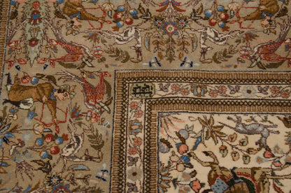 11x15 Vintage Tabriz Carpet