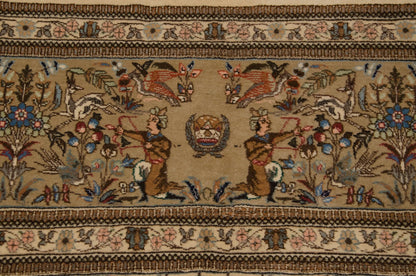 11x15 Vintage Tabriz Carpet