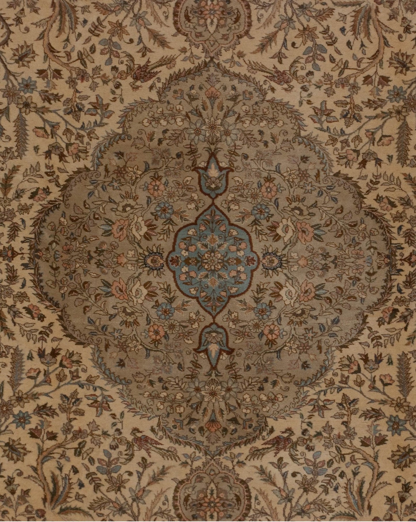 10.5x16 Vintage Tabriz Carpet