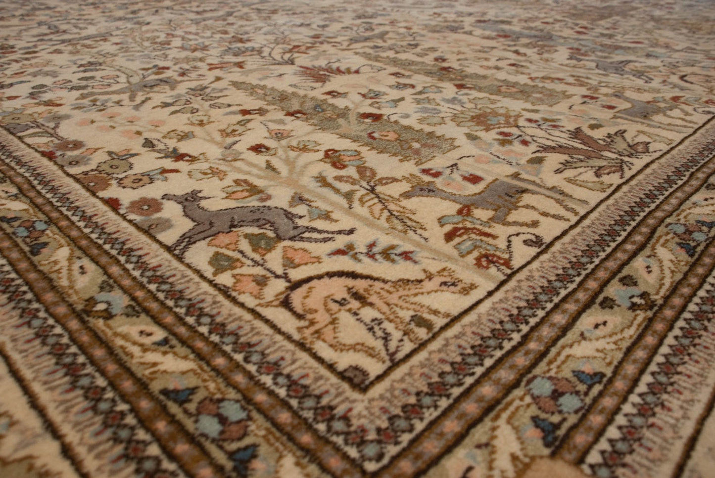 11.5x15.5 Vintage Tabriz Carpet