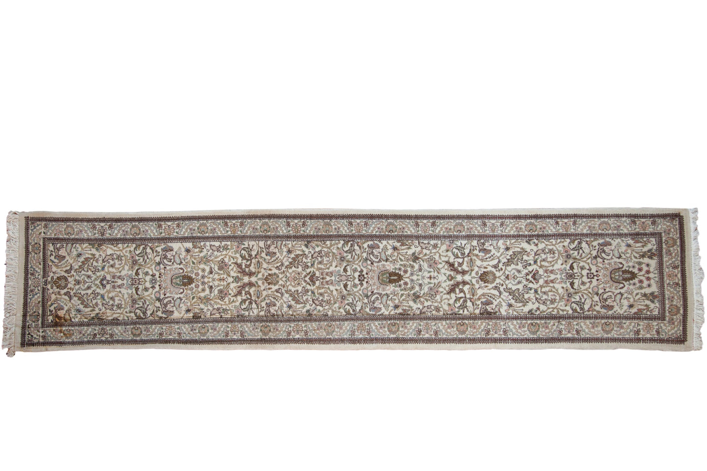 3x14 Vintage Tabriz Rug Runner