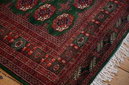 6x6.5 Vintage Fine Pakistani Bokhara Design Square Carpet