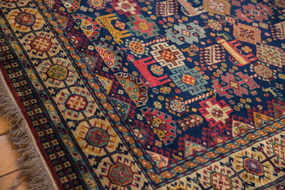 5.5x6.5 Vintage Indian Shiraz Design Carpet