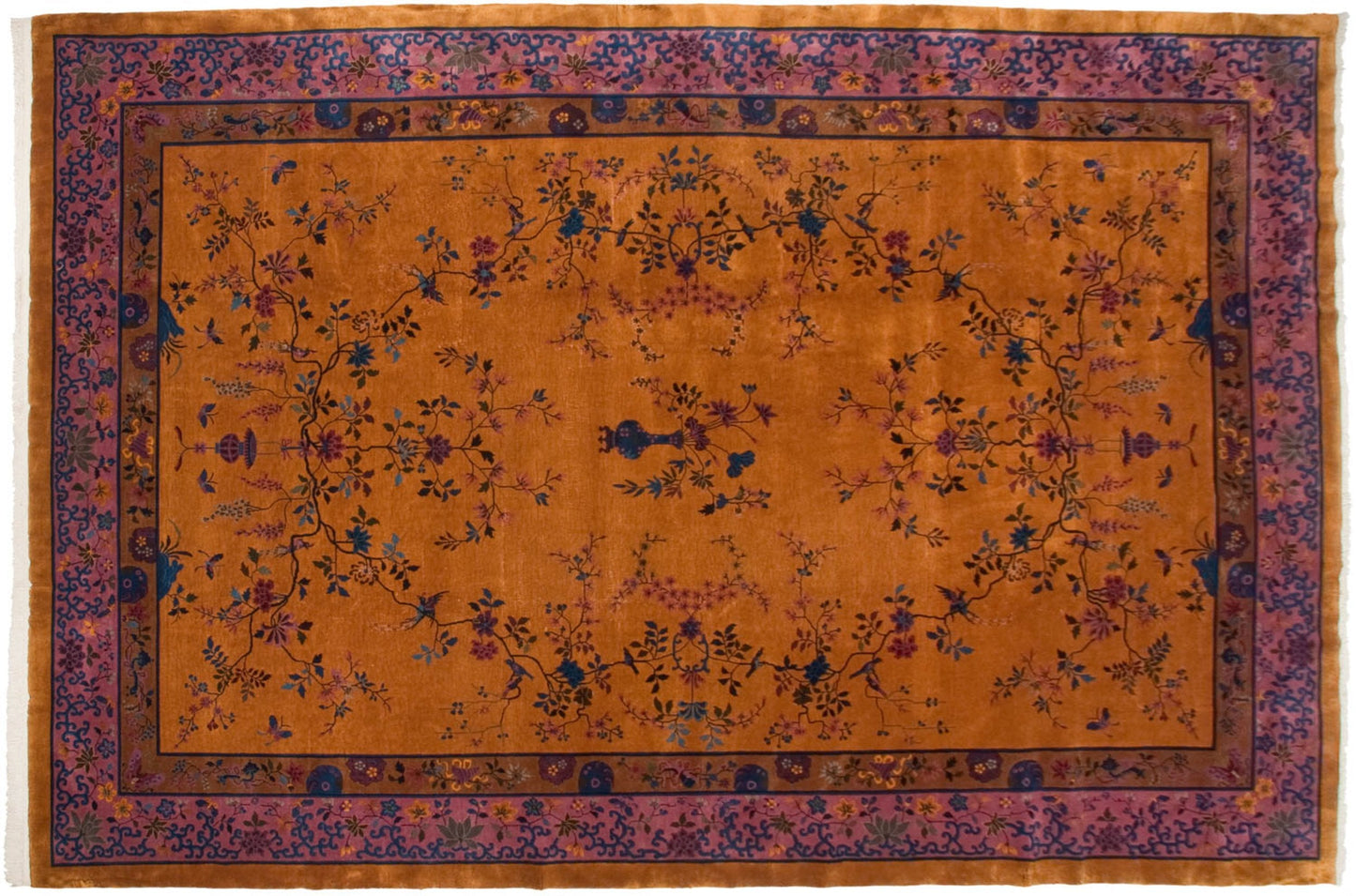 12x17.5 Vintage Nichols Art Deco Carpet