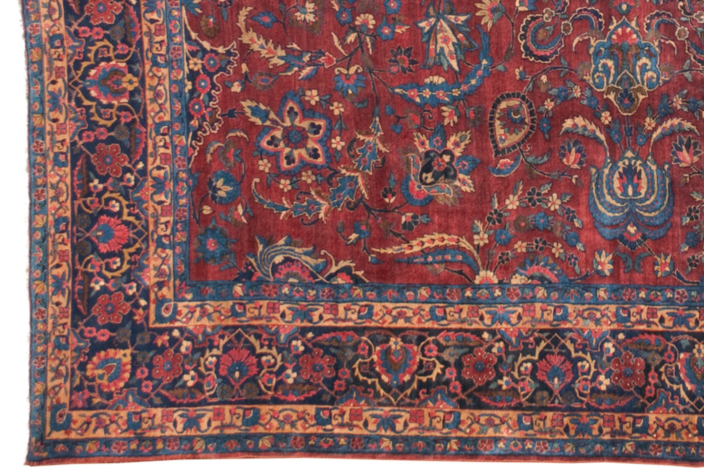 11.5x13.5 Vintage Laristan Carpet