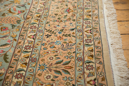 12x12 Vintage Bulgarian Kerman Design Square Carpet