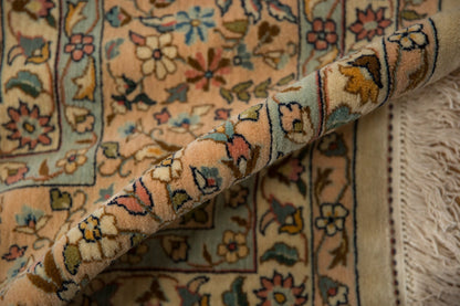 12x12 Vintage Bulgarian Kerman Design Square Carpet