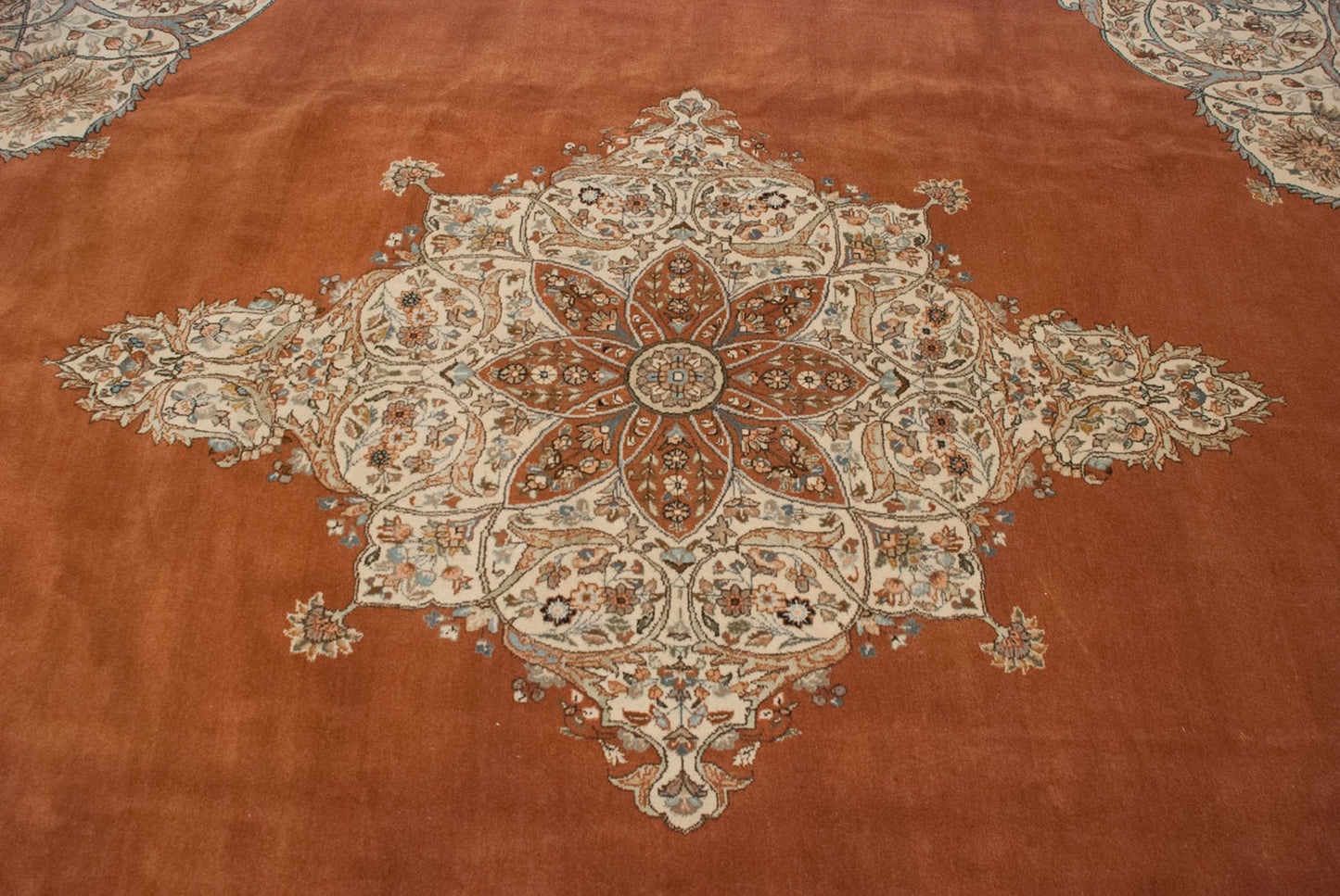 12.5x17.5 Vintage Tabriz Carpet