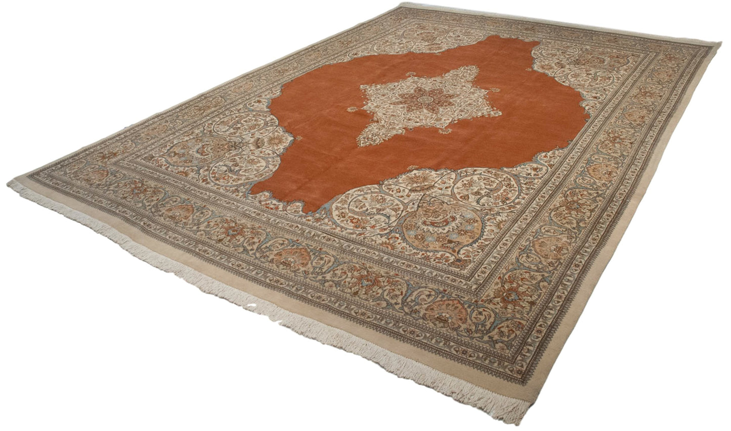 12.5x17.5 Vintage Tabriz Carpet