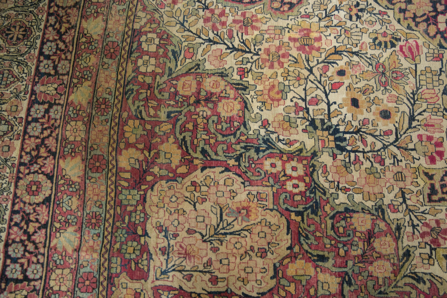 11x15 Antique Kermanshah Carpet