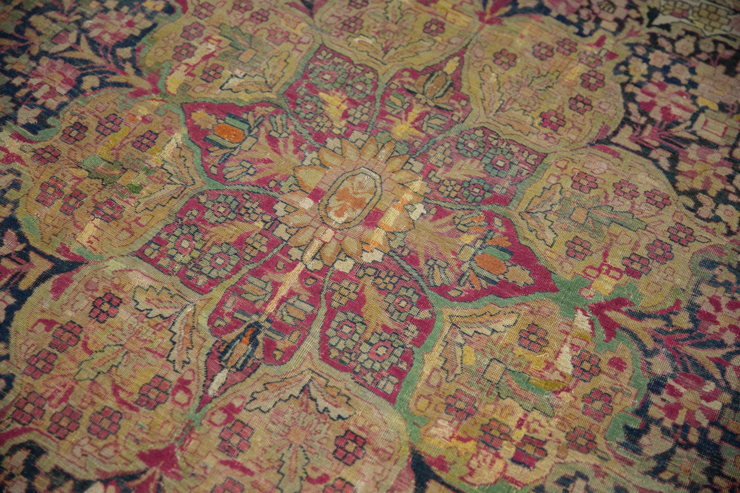 11x15 Antique Kermanshah Carpet