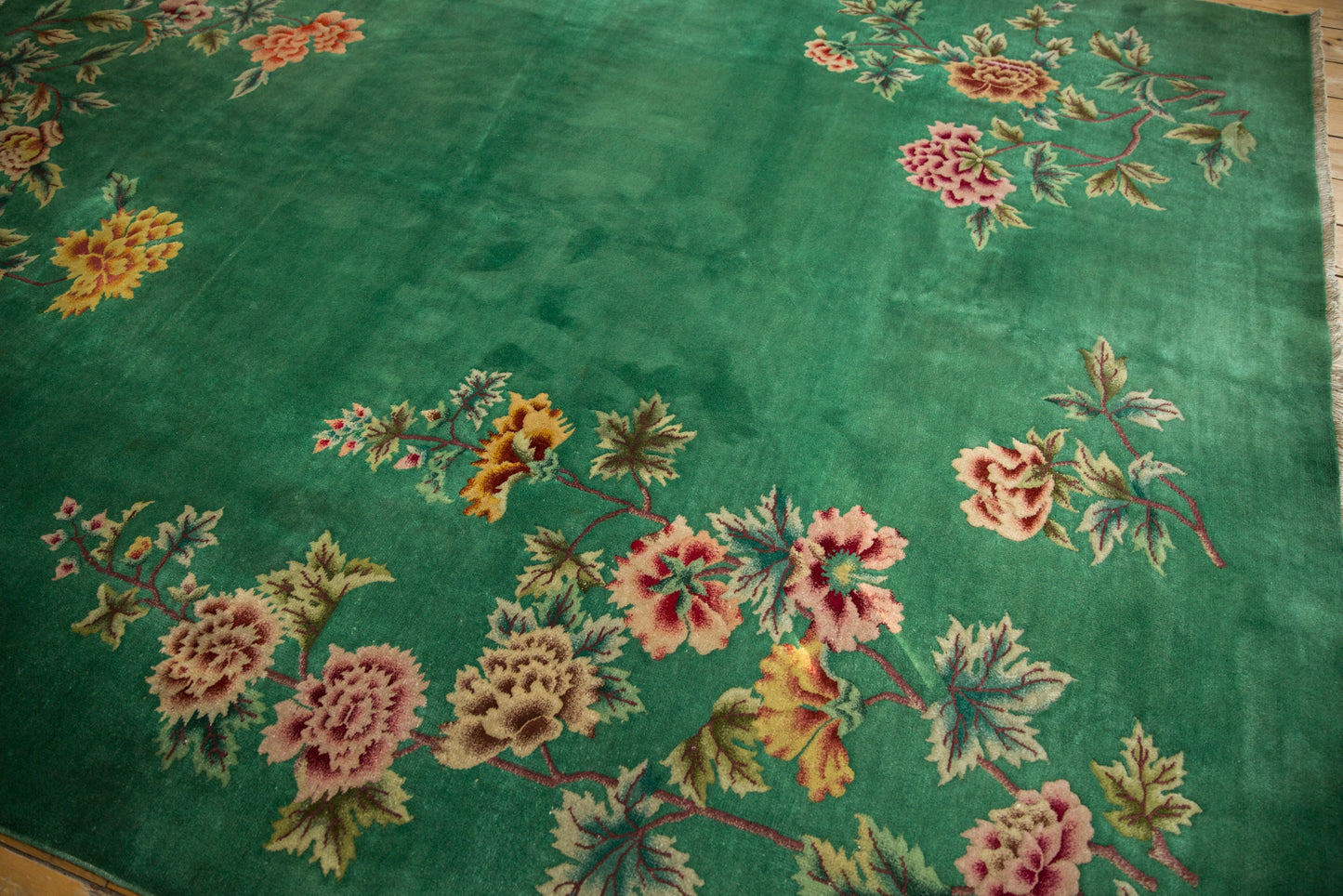 8x9.5 Vintage Nichols Art Deco Carpet