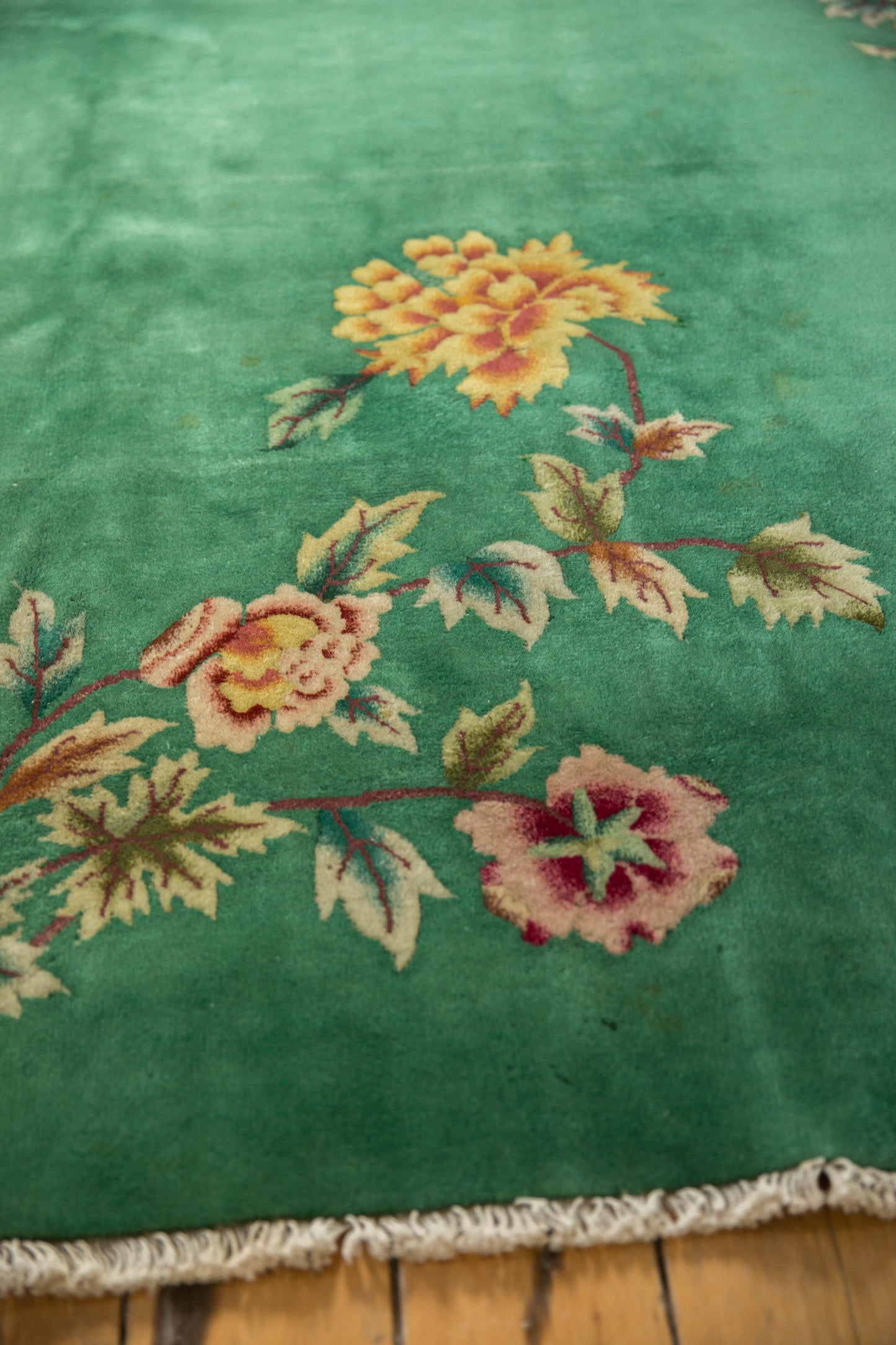 8x9.5 Vintage Nichols Art Deco Carpet