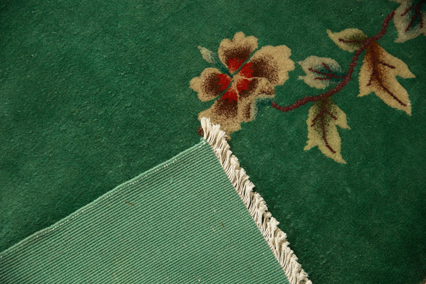 8x9.5 Vintage Nichols Art Deco Carpet