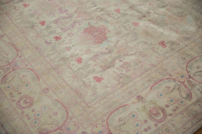 10x14 Vintage Distressed Bulgarian Kerman Design Carpet