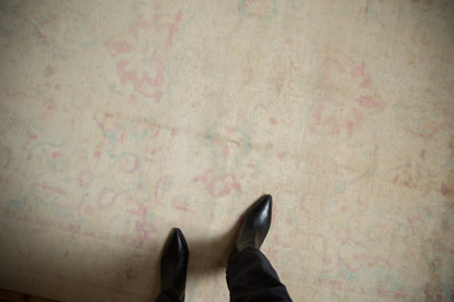 6x9 Vintage Distressed Bulgarian Polonaise Design Carpet