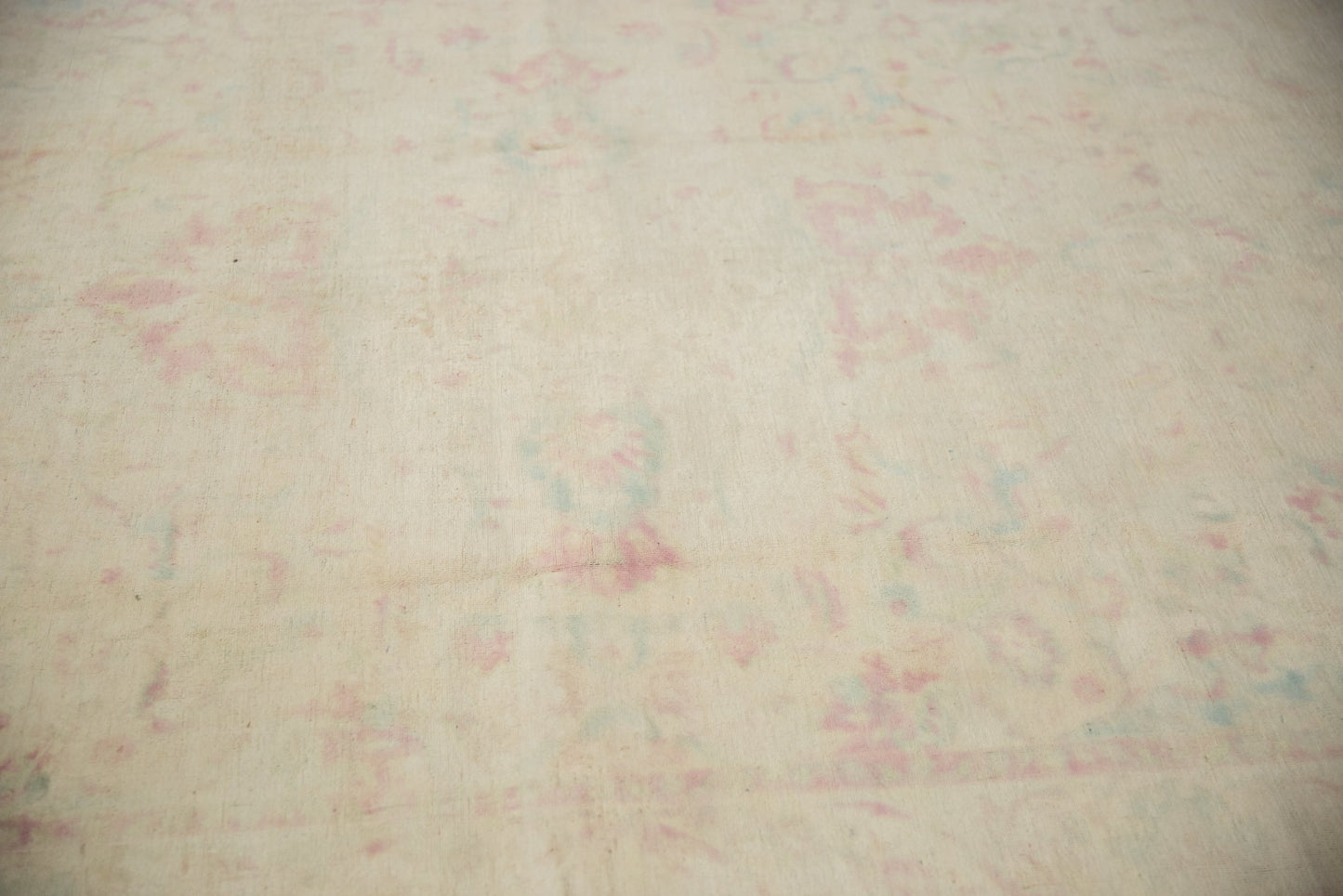 6x9 Vintage Distressed Bulgarian Polonaise Design Carpet