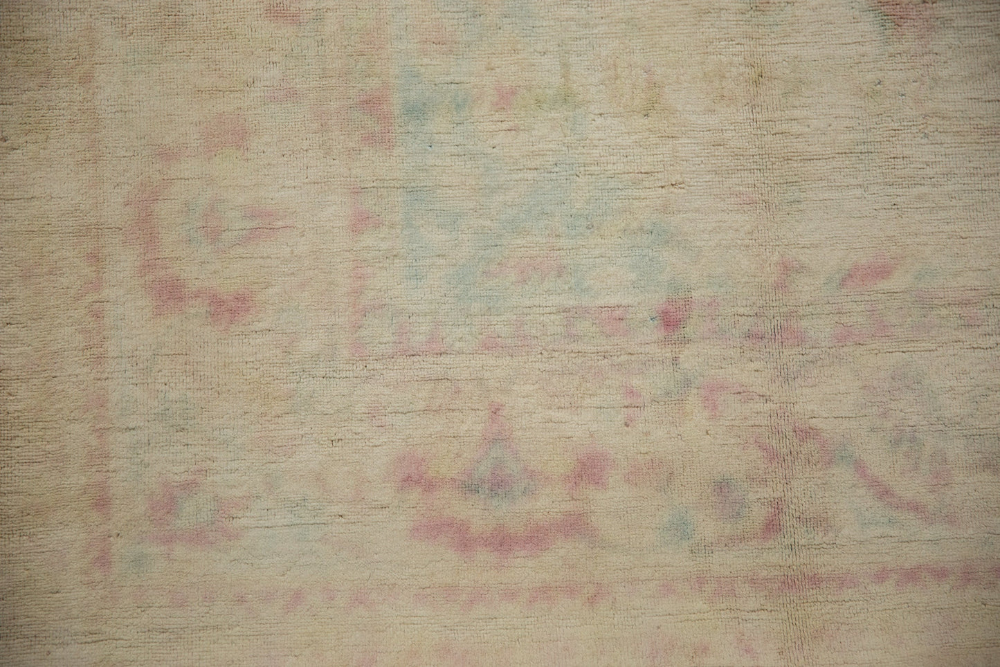 6x9 Vintage Distressed Bulgarian Polonaise Design Carpet