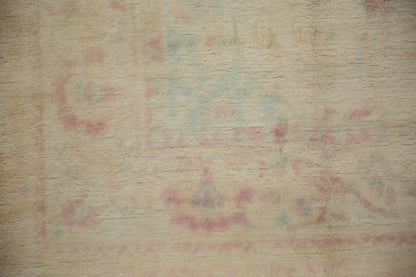 6x9 Vintage Distressed Bulgarian Polonaise Design Carpet