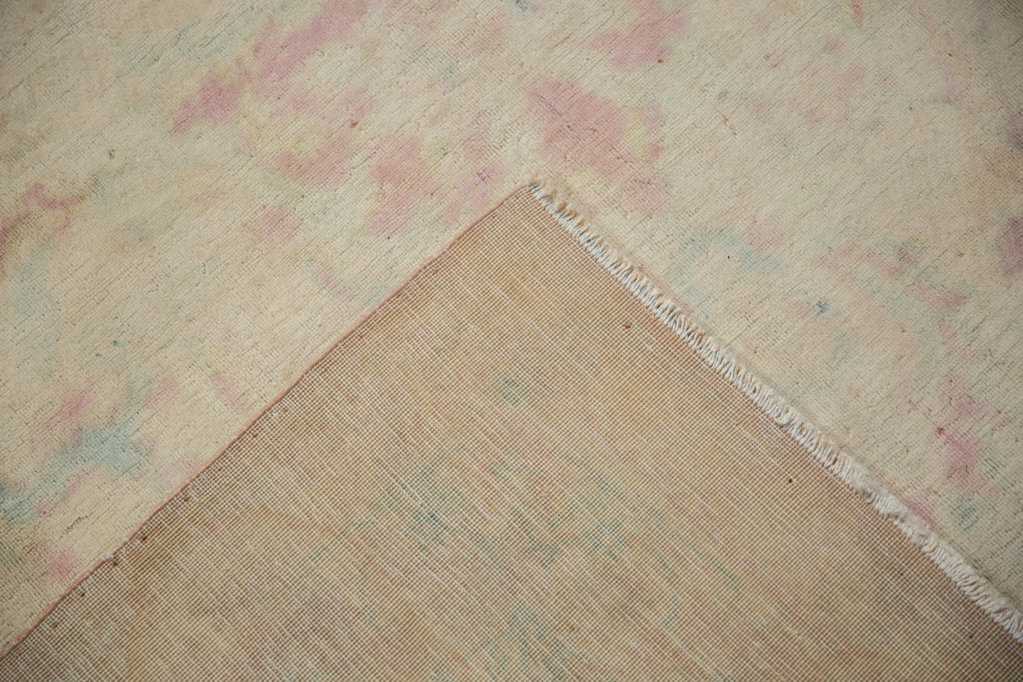 6x9 Vintage Distressed Bulgarian Polonaise Design Carpet