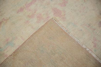 6x9 Vintage Distressed Bulgarian Polonaise Design Carpet