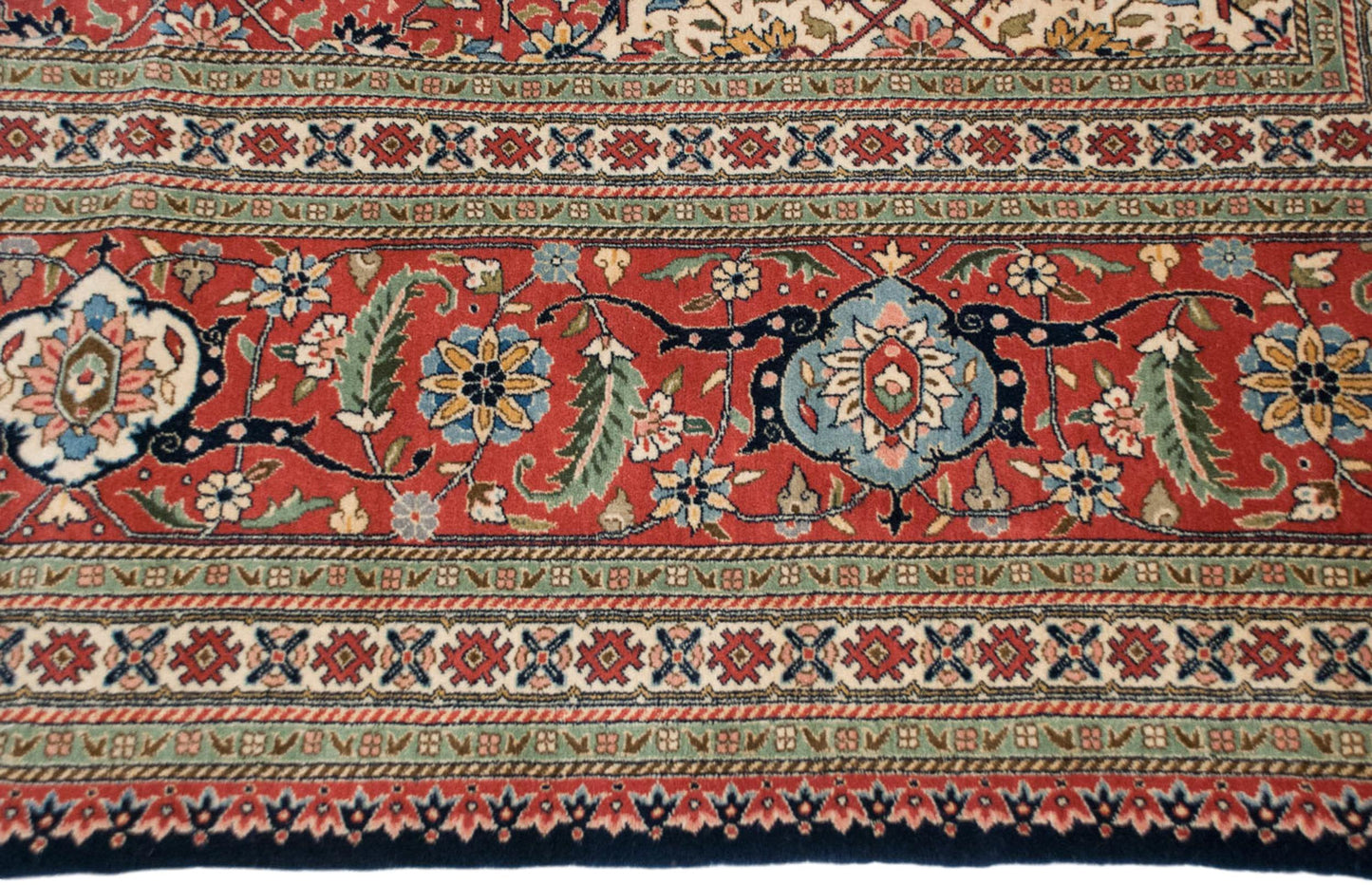 12x18 Vintage Bulgarian Tabriz Design Carpet