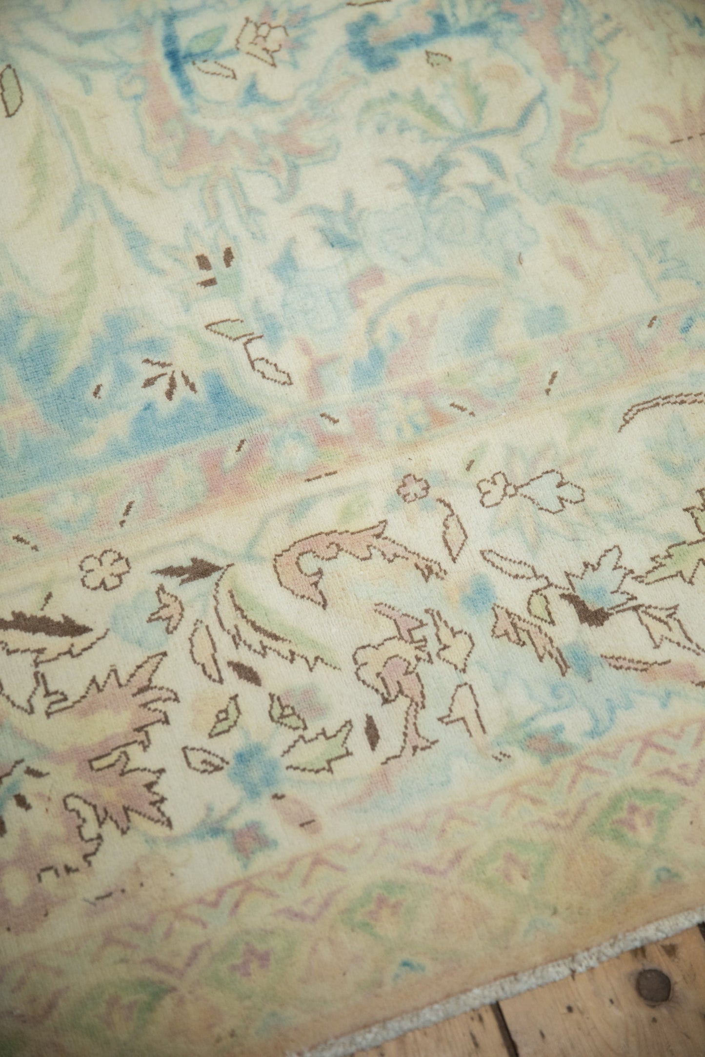 10x14 Vintage Distressed Bulgarian Polonaise Design Carpet