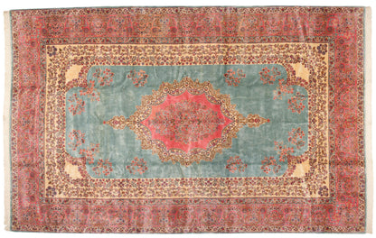 10x16.5 Vintage Fine Kerman Carpet