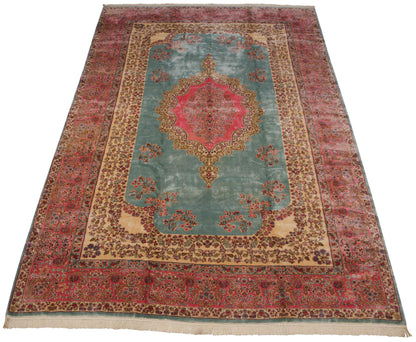 10x16.5 Vintage Fine Kerman Carpet