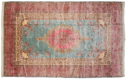10x16.5 Vintage Fine Kerman Carpet