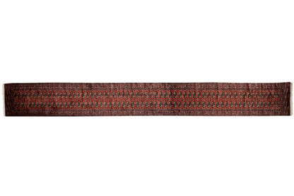 2.5x24.5 Vintage Fine Bokhara Rug Runner