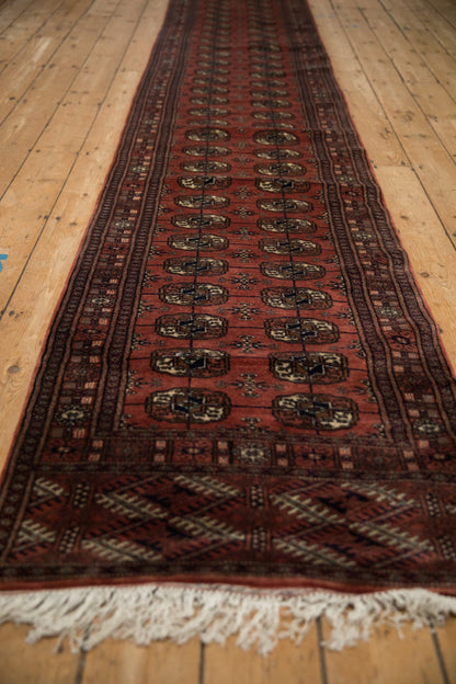 2.5x24.5 Vintage Fine Bokhara Rug Runner