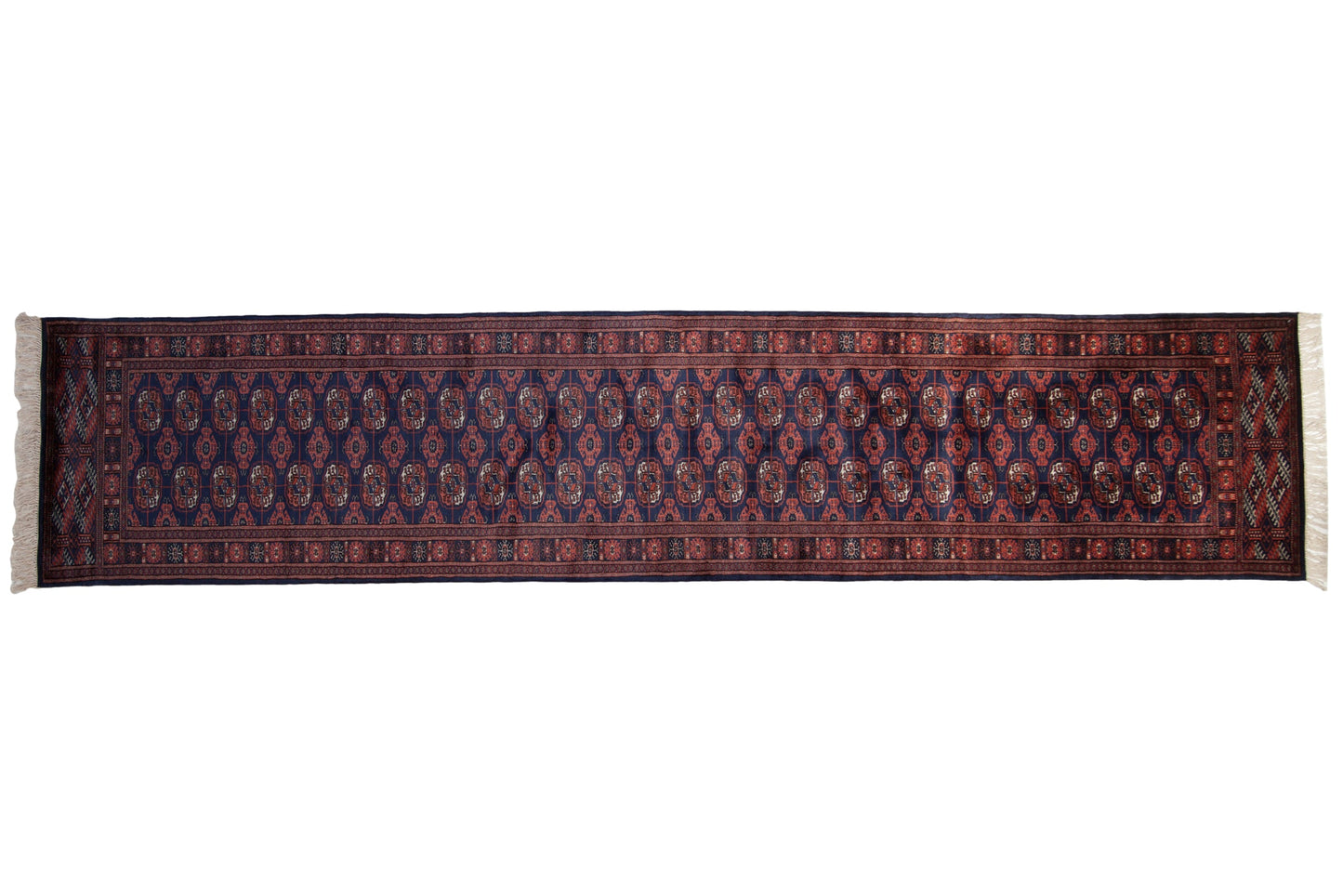 2.5x12 Vintage Fine Bokhara Rug Runner