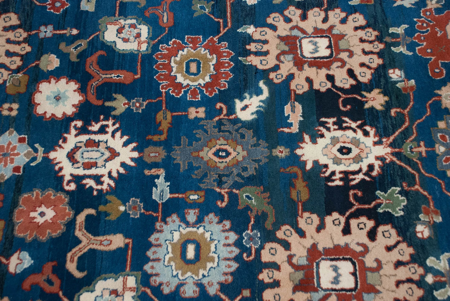 10x13.5 Vintage Indian Sultanabad Design Carpet