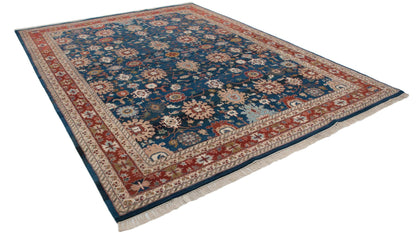 10x13.5 Vintage Indian Sultanabad Design Carpet
