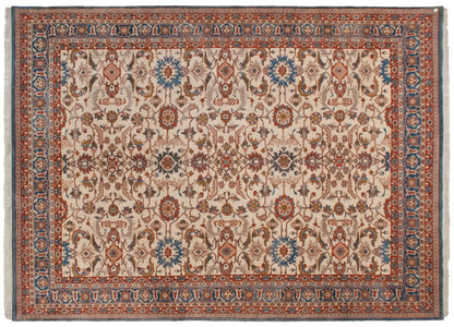 10x14 Vintage Indian Sultanabad Design Carpet
