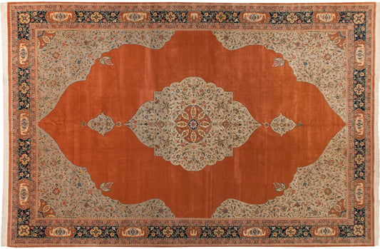 14x21 Vintage Bulgarian Tabriz Design Carpet