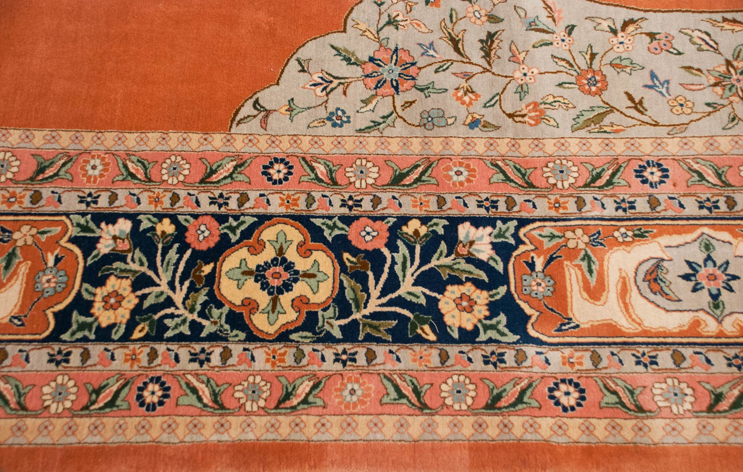 14x21 Vintage Bulgarian Tabriz Design Carpet
